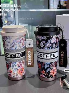 BIZE | Ceramic Coating Insulated Mug High Capacity Aesthetic