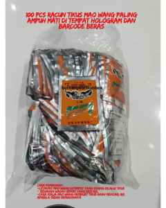 100 pcs Racun Tikus Mao Wang / Obat Tikus Hama 100% Original Hologram Anti Tikus Beras