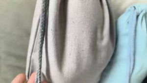 GIFT(ราคาถูกสุด)ถุงผ้า ถุงหูรูด ถุงผ้าลินินหลากสี 16สี มีหลายขนาด พร้อมส่ง