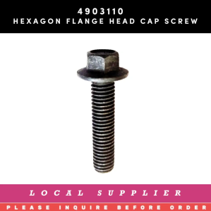 4903110 HEXAGON HEAD CAP SCREW [M8 X 1.25 X 35] [4PCS/PACK] [DAPAT MAG-INQUIRE BAGO MAG-ORDER PRE-ORDER LANG! LOCAL SUPPLIER WARRANTY] FOR CUMMINS ENGINE PARTS