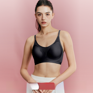 MiiOW | เสื้อชั้นในไร้โครง ทรงบรา 3/4 ทรงวี สำหรับผู้หญิง ทรงบาง ไร้รอยต่อ ป้องกันการหย่อนคล้อย ไม่มีโครง เสื้อชั้นในแบบมีคัพที่แน่นอน