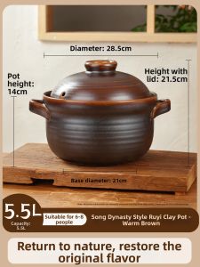 Heat Resistant Non-cracking Clay Pot