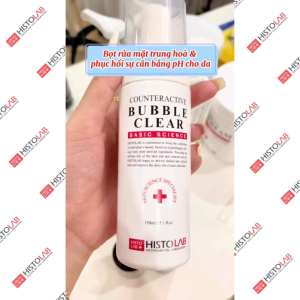 Bọt Rửa Mặt Trung Hòa Da Sau P.e.e.l Dịu Nhẹ HISTOLAB Counteractive Bubble Clear 150ml + [GIFT] Random 5 Sample Ampoule 1ml