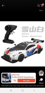Xe điều khiển RC Speed Nissan GTR 1/16 2.4Ghz siêu tốc độ +30km/h có điều tốc đèn led kèm pin sạc