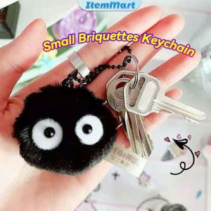 ItemMart Small Briquettes Keychain Pendant Hayao Miyazaki Spirited Away Girl Cute Elf School Bag Chain