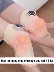 Máy Masssage Đầu Gối K712 Đai Quấn Nóng Đầu Gối Rung 3D Hỗ Trợ Giảm Đau Nhức Xương Khớp Bả Vai Cánh Tay Đầu Gối