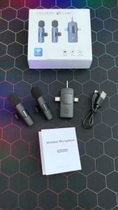 MIC K15 WIRELESS 3 IN 1 TERBARU (COSMIC)