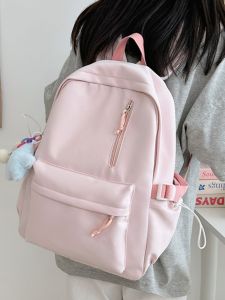 Large Capacity School Backpack for Girls Elementary And Middle School Students Three to Six Grades Simple Japanese Style Backpack