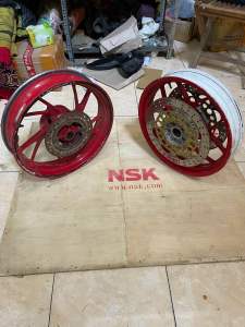 Velg wheel set honda cb 150 r led k15 original doble disc