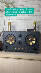 Loa Karaoke Xách Tay Leong 8 Đường tiếng Công Suất Khủng 500W 2 bass 20cm Âm Thanh Đa Hướng Kèm 2 Micro Cao Cấp Loa Bass Đầy Đặn Rõ Ràng Chống Hú Loa Treble Trong Trẻo Sáng Rõ.