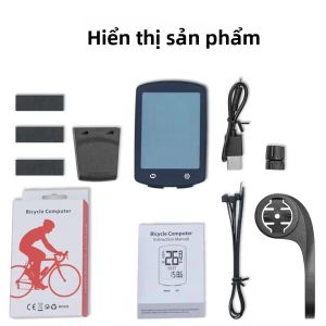 Máy Tính Xe Đạp Sạc USB-C Với Màn Hình Lớn Đồng Hồ Đo Tốc Độ Không Dây Đồng Hồ Đo Quãng Đường Thời Gian Chờ Siêu Dài Dành Cho Người Đi Xe Đạp