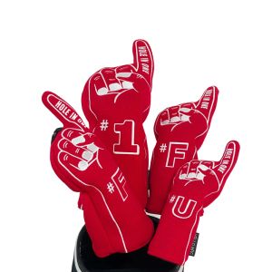 Golf Gỗ Bìa Dệt Kim Chất Liệu Ngón Tay Xuất hiện Phong Cách Cho Người Lái Xe Fairway Hybird Gỗ Câu Lạc Bộ Bìa Golf Đào Tạo Accessorie