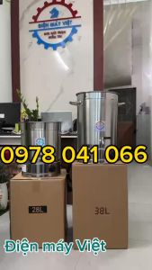 Nồi nấu nước chấm bún chả đun nước nắm đun nước dùng nước lèo bún chả phở bánh canh 38L