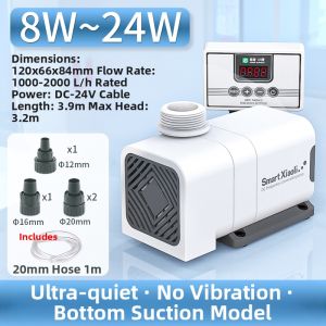 Sunsun | Variable Frequency Fish Tank Circulation Pump with Bottom Suction and Silent Operation