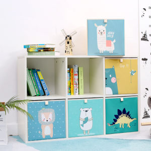 KEBIXIONG | Foldable Children Bookshelf And Toy Storage Box