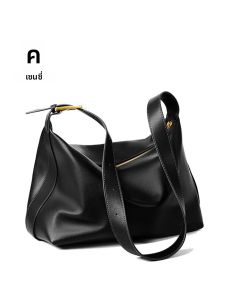 Zency กระเป๋าสะพายข้างความจุขนาดใหญ่สำหรับผู้หญิงกระเป๋าหิ้วดีไซน์เนอร์หรูหรากระเป๋าใต้วงแขน2024กระเป๋าถือโท้ทอินเทรนด์ใหม่ฤดูหนาวสำหรับ shoppin