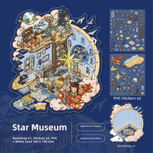 Mr.paper | 3D Stereoscopic Shrink Scene Decorative Stickers