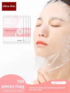 Disposable Plastic Wrap Facial Mask Beauty Salon Spa Special Ultra-Thin Transparent Facial Plastic Facial Mask Facial Mask Tissue