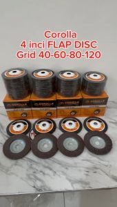 Corolla 4 inci FLAP DISC 100x16mm Grid 40-120: Aksesoris Mata Gerinda