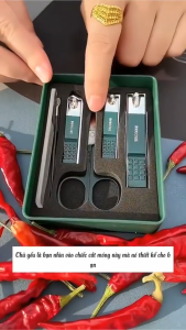 Bộ Dụng Cụ Cắt Móng 6 Món Inox Cao Cấp Bộ Nail Gia Đình Kềm Móng Chân Dụng Cụ Chăm Sóc Tại Nhà