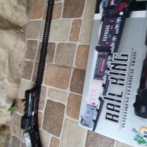 Mainan Anak Kereta Api Elektrik / Kereta Rail King Lokomotif 19 Pcs