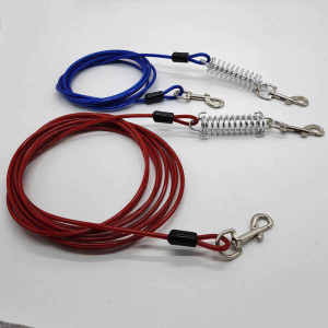Dog Wire Rope Double-End Hook Extended Stain-Resistant Outdoor 20ft Bolt Dog Explosion-Proof Strong Bolt Dog Chain Rural