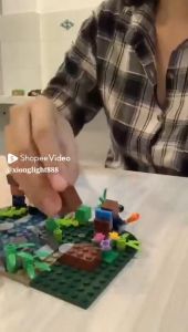 Mainan Blok My World Balok Susun Craft Edukasi Anak mini block figure KOTA TAMAN 760PCS