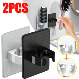 2Pcs Comb Holder Hair Curler Straighteners Holder Curling Bracket Wall Mounted Hair Dryer Organizer for Bathroom Home Accessories