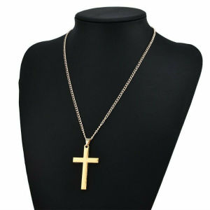 Classic Christian Cross Pendant Necklace For Women Men Chain Charm Necklace Cool Boys Girls Punk Hip Hop Fashion Jewelry Gift