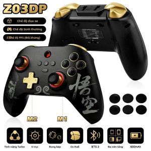 Tay Cầm Chơi Game Không Dây Black Myth Wukong Z03DP Rung Kép 6 Trục Tương Thích Với Nintendo Switch IOS Android PC - Joystick Chơi Game Tương Thích