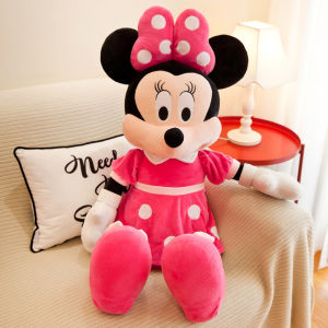 Disney 35/50cm Mickey Mouse Plush Toys Kawaii Anime Mickey Minnie Stuffed Plushies Models Decoration Doll for Kids Birthday Gift