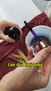 Khử Vàng Tóc GODEN PLUS Cao Cấp ( TÍM Đậm Đặc ) Khử Vàng Tóc Bạch Kim Giữ Màu Tóc Nhuộm