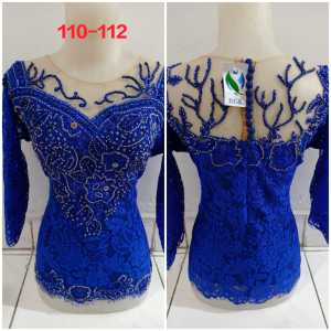 Kebaya semi prancis payet jepanglapis furing bahan adem dan lembut