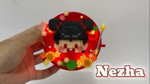 【LIGHT】Pan Nie x CLC Block 7396-97 Nezha Ao Bing Mini Building Block Bricks Series Gift 哪吒敖丙迷你小积木系列 *Ready Stock*