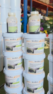 (ขนาด 5 KG.) กาวหญ้าเทียม กาวปูหญ้าเทียม กาว 1 ถังใช้ปูหญ้าเทียมได้ 50 ตร.ม.1 ชุด มี 2 ส่วนใช้ผสมกัน