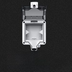 Outdoor Waterproof Rainproof Switch Socket USB Charging Wire Box IP66 Grade British Standard Control Light Installation