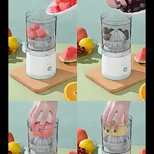 Smart Rechargeable CITRUS JUICER - Rechargeable Electric Wireless Citrus Juicer Powerful Motor Portable Orange Fruit Squeezer