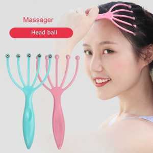 Head spa scalp massager bokoma plastik alat pijit kepala / terapi kepala penghilang stres alat pijat