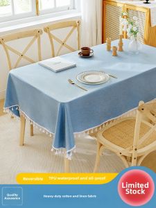 Waterproof Oil-Resistant Heat-Resistant Wash-Free Tablecloth