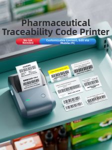 Niimbot | Medical Code Tracking Mini Label Printer Thermal Stickers Compatible Self-encoding Bluetooth