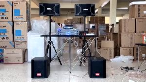 WEMICGLOBALSOUND ชุดเครื่องเสียงกลางแจ้ง ตู้ลำโพง10นิ้ว กำลัง600W ซับเบส10นิ้ว 2ตัว เพาเวอร์แอมป์ มีบลูทูธ อุปกรณ์ครบชุด