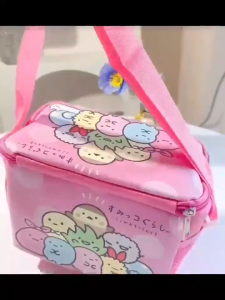 Insulated Lunch Bag School Bento Bag HOT-COLD Cartoon Thickened Aluminum Film Canvas Bags BK02422