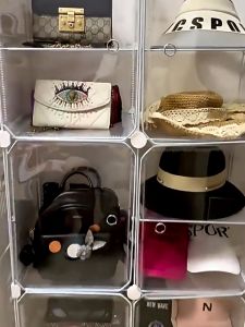 Transparent Storage Box Display Cabinet Stackable Doll Storage Cabinet Display Stand Box Space Saver Storage Box 收納展示盒