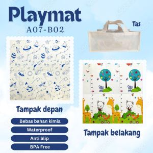 Matras Playmat Lipat Bayi Tikar Kasur Karpet Foam  XPE 100% ASLI Tebal 10mm