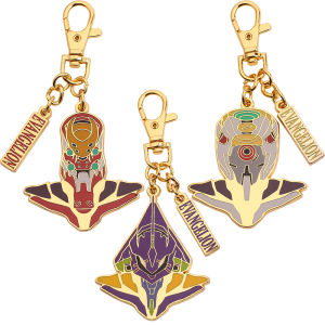 Bandai | Anime EVA Keychain Spear of Metal Pendant Ayanami Rei Ikari Shinji Asuka Langley Soryu Cosplay Key Chain for Women Men