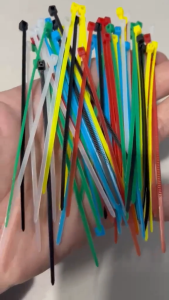 Cable Tie Nylon Set Six Colors 60pcs