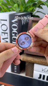 Aolon LyraB นาฬิกาข้อมืออัจฉริยะสำหรับผู้หญิง หน้าปัดทองคำ 18k ขนาดเล็ก หน้าปัดกลม ตรวจจับอัตราการเต้นของหัวใจ แจ้งเตือน แบตเตอรี่ใช้งานยาวนาน 120 ชั่วโมง กันน้ำ นาฬิกาข้อมืออัจฉริยะ เกรดกันน้ำ IP67