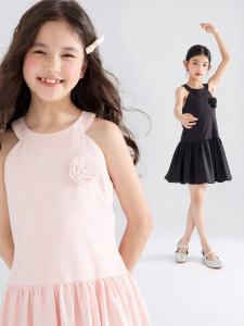 MUCMUKN | Antibacterial Wrinkle-resistant Puff Girls Dress