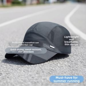 TEKANAI | Sweat-wicking Fast-drying Sun-protective Light Gray Running Cap