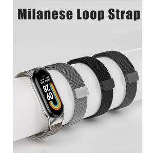 Milanese LOOP สำหรับ Xiaomi Mi Band 9 สายคล้อง Global Version อุปกรณ์เสริม smartwatch เข็มขัดสร้อยข้อมือ Pulseira Correa Miband 8 สายรัด NFC